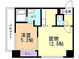 SEIRA南郷7 1LDKの間取図画像