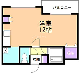 ローヤルハイツ本郷9 1LDKの間取図画像