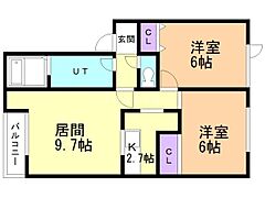物件の間取り