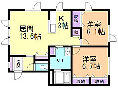 物件の間取り
