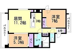 物件の間取り