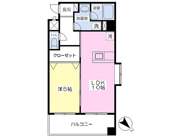 ラフィーネ金田 1001｜福岡県北九州市小倉北区金田２丁目(賃貸マンション1LDK・10階・36.77㎡)の写真 その2