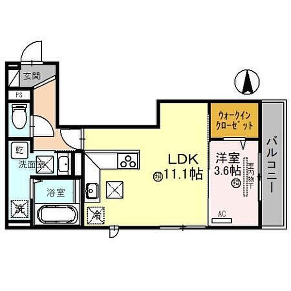 D-ROOM西汀丁 102｜和歌山県和歌山市西汀丁(賃貸アパート1LDK・1階・41.08㎡)の写真 その2
