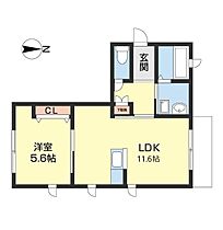 アヴェンヌ太田 206 ｜ 和歌山県和歌山市太田（賃貸アパート1LDK・2階・42.10㎡） その2