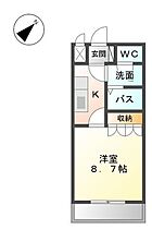 レ・プリムール 206 ｜ 和歌山県和歌山市島（賃貸アパート1K・2階・29.70㎡） その2