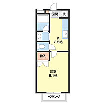 メディハイツ和歌川 203 ｜ 和歌山県和歌山市和歌川町（賃貸アパート1K・2階・27.51㎡） その2