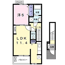 サーレ・内本町 203 ｜ 和歌山県御坊市島181-2（賃貸アパート1LDK・2階・42.47㎡） その2