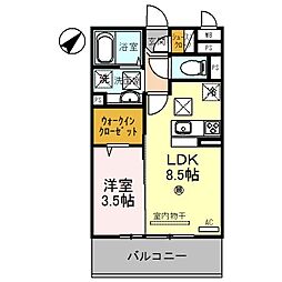 D-room野崎 1階/107