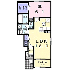 物件の間取り