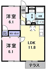 物件の間取り