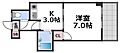 スマイルハイツ桃谷3階4.6万円