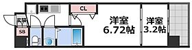 スプランディッド荒本駅前DUE  ｜ 大阪府東大阪市横枕西（賃貸マンション2K・11階・27.61㎡） その2