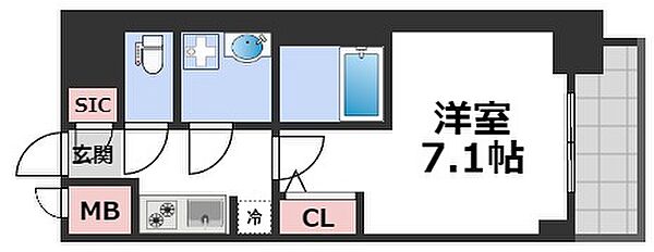 サムティ大阪GRAND EAST ｜大阪府大阪市東成区深江北3丁目(賃貸マンション1K・5階・23.86㎡)の写真 その2