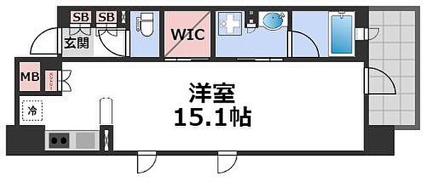 パークアクシス心斎橋 ｜大阪府大阪市中央区南船場2丁目(賃貸マンション1R・2階・40.03㎡)の写真 その2