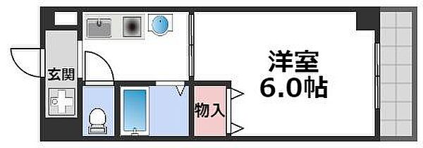 タウンコート新深江 ｜大阪府大阪市東成区大今里南6丁目(賃貸マンション1K・5階・19.44㎡)の写真 その2