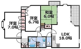 CITY SPIRE夕陽丘  ｜ 大阪府大阪市天王寺区逢阪1丁目3-38（賃貸マンション3LDK・3階・83.20㎡） その2