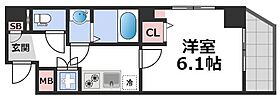 フォルトゥーナ南久宝寺  ｜ 大阪府大阪市中央区南久宝寺町1丁目1-2（賃貸マンション1K・7階・21.56㎡） その2