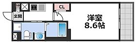 M sマンション長栄寺  ｜ 大阪府東大阪市長栄寺（賃貸マンション1K・4階・26.87㎡） その2