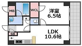 Elfer天王寺  ｜ 大阪府大阪市天王寺区悲田院町1-3（賃貸マンション1LDK・2階・39.96㎡） その2