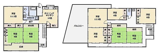 間取りを拡大表示