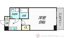 SEST新大阪 6階1Kの間取り
