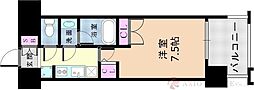 PARKFLATSESAKA 1Kの間取図画像