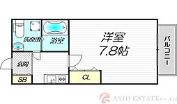 セレニテ新大阪 1Kの間取図画像