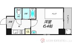 Fr.imp大阪三国 1Kの間取図画像