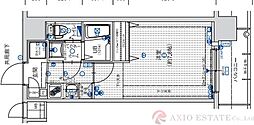 エスリード新大阪コンフォート1番館 1Kの間取図画像