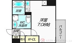 ドゥーエ江坂3 1Kの間取図画像