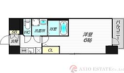 エスリード新大阪ラヴァーグ 1Kの間取図画像