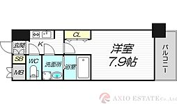 アドバンス新大阪5 1Kの間取図画像