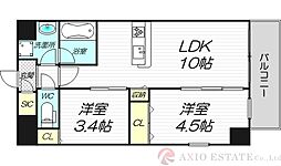 スプランディッドIX 2LDKの間取図画像