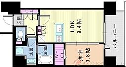 Urbanex江坂広芝 1LDKの間取図画像