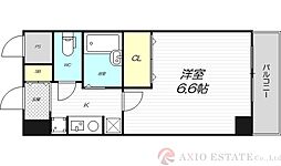 おおきに新大阪駅前サニーアパートメント 1Kの間取図画像