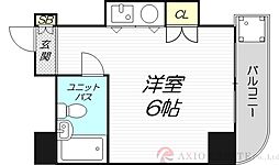 ラ・セレッソ ワンルームの間取図画像