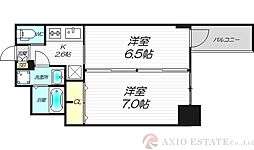 COMFORIALIV新大阪WEST 2Kの間取図画像