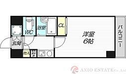 コート西中島 1Kの間取図画像