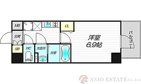 MELDIA CREST OSAKA NORTH  ｜ 大阪府大阪市東淀川区西淡路5丁目9-10（賃貸マンション1K・3階・23.49㎡） その2