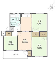 間取図画像 3LDK