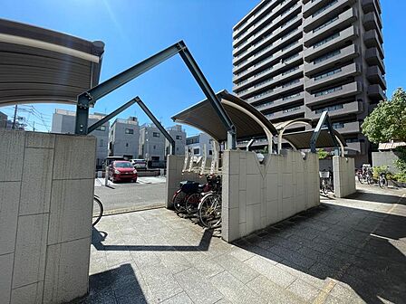 自転車置き場です！