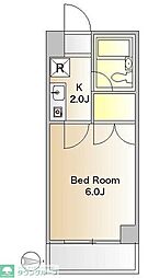 グレース桜 1Kの間取図画像