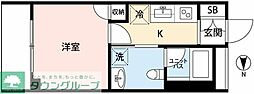 ソフィア下北沢 1Kの間取図画像