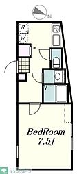 世田谷区羽根木1丁目マンション 1Kの間取図画像