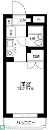 ワールドパレス永福町 1Kの間取図画像