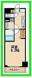 リージア経堂イーストプレイス 1Kの間取図画像
