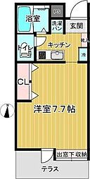 U-MOUNTY 1Kの間取図画像