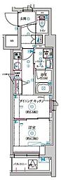 京王井の頭線 高井戸駅 徒歩10分の賃貸マンション 1階1DKの間取り