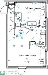 Mind　Kyodo 3階1LDKの間取り