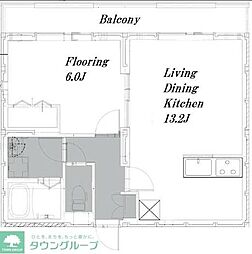 間取図画像 1LDK